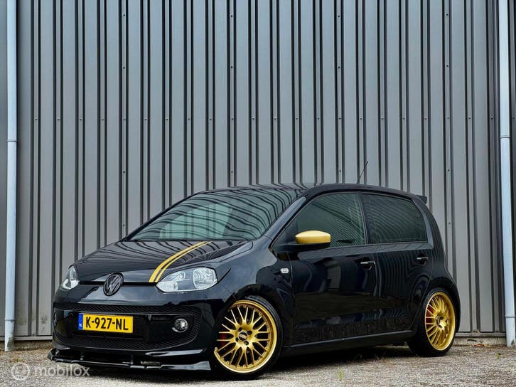 Custom gebouwde Volkswagen up! showauto uit 2015 op BBS-velgen